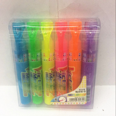 Paicai Ma-618 Fluorescent Pen Color Pencil Candy Color Fluorescent Marker