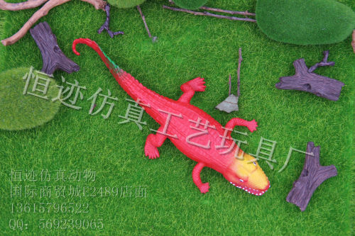 Simulation Soft Rubber Animal Trick Toy Halloween Simulation Snake Hollow Crocodile Stall Supply Night Market Wholesale