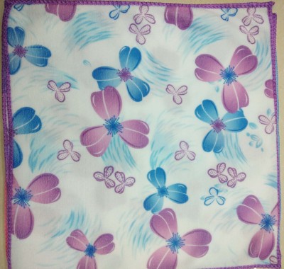 Microfiber Loop Flower Kerchief Printed Kerchief Hand Towel Baby Towel Wholesale