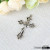 Alloy cross Jesus relief design necklace men and women pendant ornaments