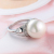 The new fashion pearl plating white popular ring