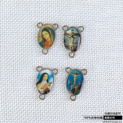Holy home-holy Mary of Jesus, triangle-brand DIY rosary accessories Catholic Holy objects