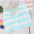 Small square color rainbow multicolor cotton towel towel hanging kindergarten children