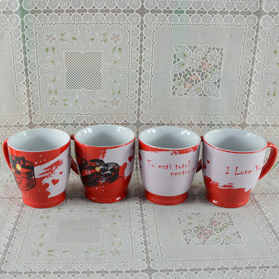 Russian daily Valentine poaching cup, coffee cup