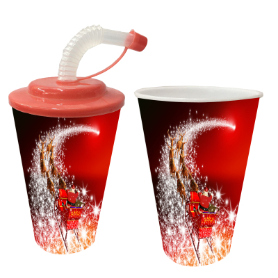 Direct manufacturers of plastic 3D cup water cup three-dimensional creative advertising cup cup