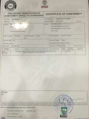 Tanzania SGS/BV Document