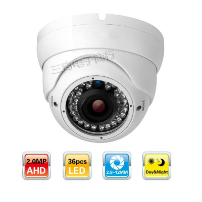 1/2.7'' AR0237 4 in 1 AHD/TVI/CVI/CVBS Vandal proof IR dome Camera 2.8-12mm Vari focal Lens 1080P Security Camera