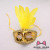 Halloween lady half face with feather mask masquerade ball mask