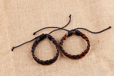 National wind multi-layer hand woven genuine cowhide Bracelet