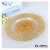 European-Style Creative Wheat Straw Glass Plate Large Fruit Plate Plate Beautiful and Practical Foreign Trade Wholesale