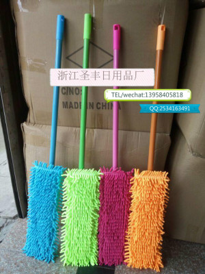 Direct manufacturers: retractable plate drag lazy chenille. Household mop