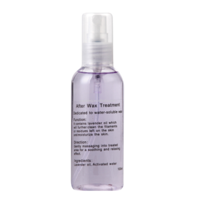 After-wax treatment spray for water-soluble wax