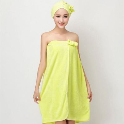Bamboo fiber bath skirt set adult beauty salon Variety bath towel