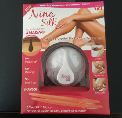 The three one is to rub the skin dermabrasion for creative new hair remover Nina Silk