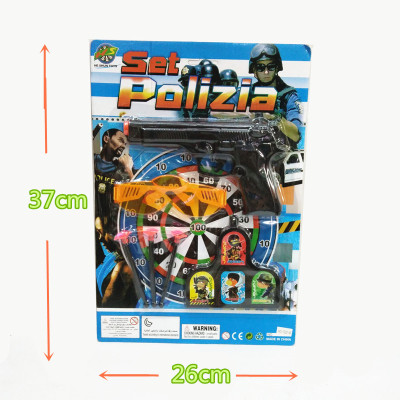 Children's supermarket mother and child toys wholesale plate children's intelligence plastic police set toys