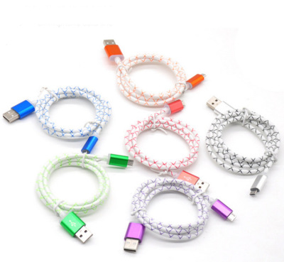 luminescence of LED charging wire data line V8 I5 high-end smart Dragon.