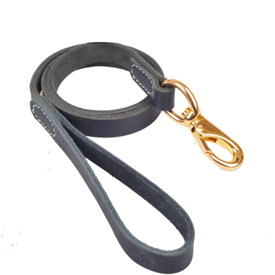 Leather Leash Medium Dog Cowhide Rope Pet Leash Chain Dog