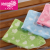 Microfiber Brushed Printed Square Scarf for Children Baby Face Towel Cleaning Towel Hand Towel Wholesale