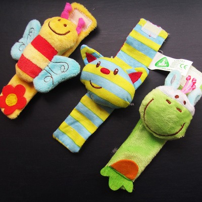 ELC cat watches with baby wrist rattles toys