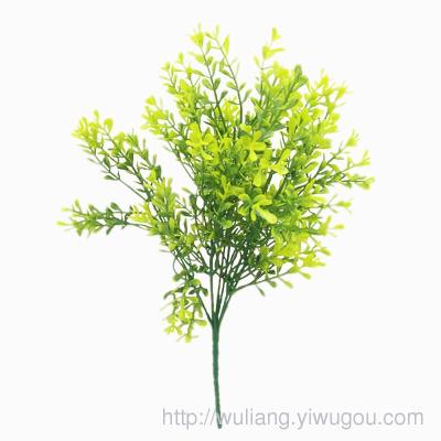Taobao hot Home Furnishing wedding decoration plant simulation of indoor and outdoor decoration 7 fork roses.