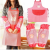 Cartoon Bear Apron Set Cute Men's and Women's Oversleeves Apron Set