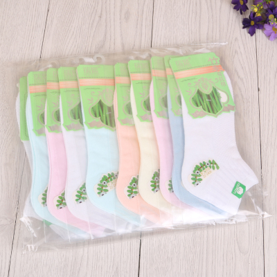 Ruiyuan comfortable 100% cotton women's ship socks in tube socks mesh socks