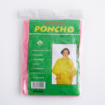 Rain also the United States new fashion Korean version PVC disposable raincoat Rain pants split suit poncho cape