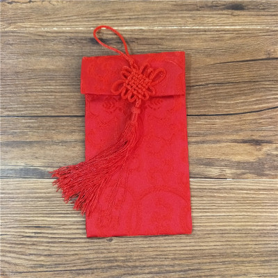 Wedding red Envelope Gift money bag is sealed