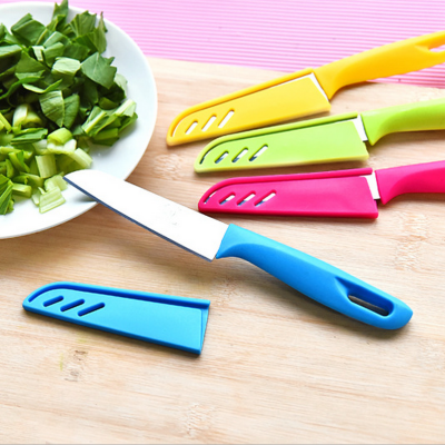 Candy Color Fruit Knife Stainless Steel Melon and Fruit Peeler Kitchen Portable Fruit Knife