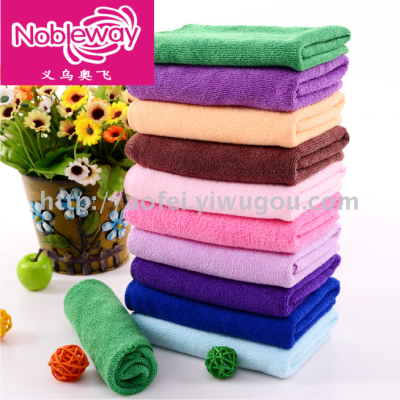 Superfine Cellulose Color Small Square Towel Hand Towel Rag Towel Wholesale