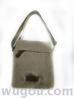 Canvas satchel washing British style single shoulder bag travel leisure bag