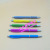 Simple straight pen color real hand shake handbag ballpoint pen LOGO advertising pen
