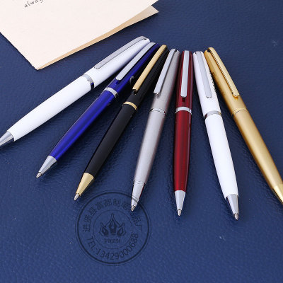 Manufacturers direct sales of metal rotary pen gift pen advertising gift pen can be customized logo