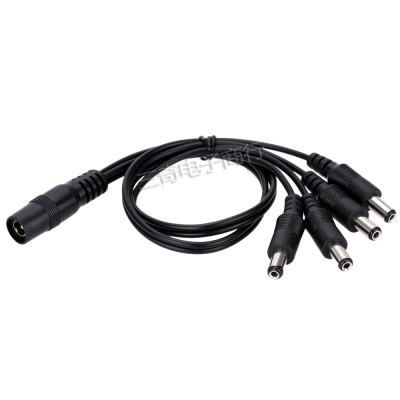 1pcs DC 1 to 4 Power Splitter Adapter Cable For CCTV Security Camera and DVR