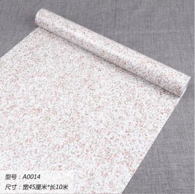 PVC simulation marbling which college students dormitory decoration waterproof self - adhesive wall paper