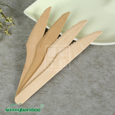 Commodity manufacturers selling disposable wooden knife kitchen bakery fruit bar