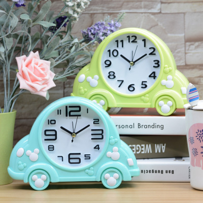 Korean cute beetle students wake up alarm clock ring creative clock stationery shop supply general merchandise