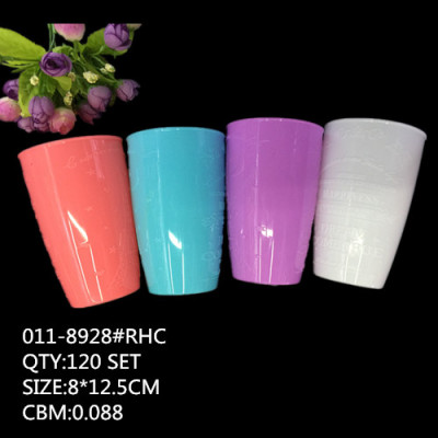 Plastic water glass new grinding cup 8928