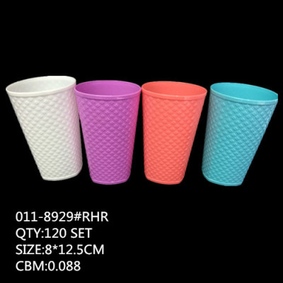 New plastic water cup grinding cup 8927 cups
