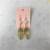 Lovely small crystal pearl earrings all-match lady fashion creative atmosphere