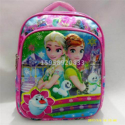 factory direct schoolbag backpack cartoon bag backpack 3d bag children bag student bag gift bag trolley bag