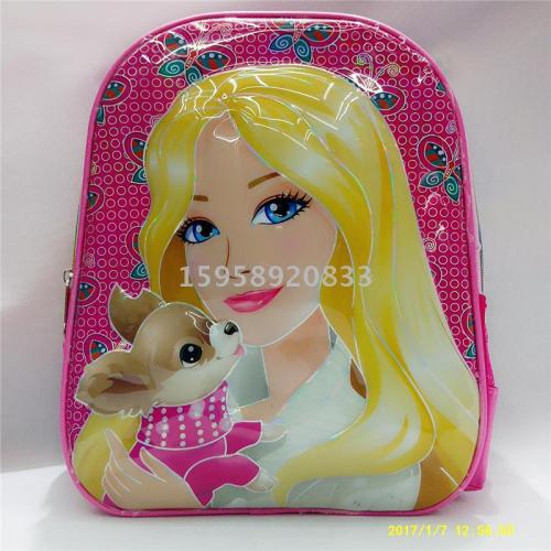 factory direct schoolbag backpack cartoon bag backpack 3d bag children bag student bag gift bag trolley bag