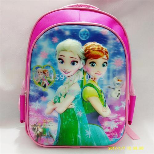 Factory Direct Sales Schoolbag Backpack Cartoon Bag Backpack 3D Bag Children‘s Bags School Bag Gift Bag Trolley Bag