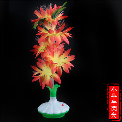 Fiber optic wholesale flower supply booth Flash Toy for children
