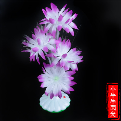 Factory direct fiber optic wholesale flower supply booth Flash Toy for children