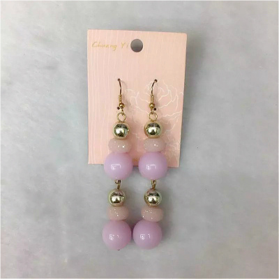 Korean version of the new trend of CCB acrylic lady Earrings aesthetic temperament