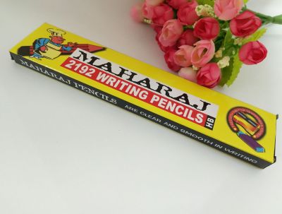HB pencil hexagon stick top pencil lead - free rubber pencil sharpener