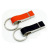 Factory wholesale keychains holster leather U disk metal cortical creative gifts