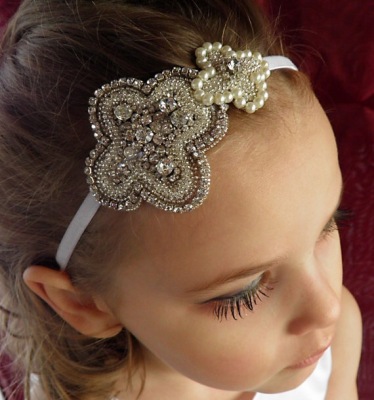 The new diamond baby hair with shiny luxury Euramerican children's photo party headdress wholesale