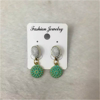 Lovely temperament Turquoise Earrings Fashion Lady alloy